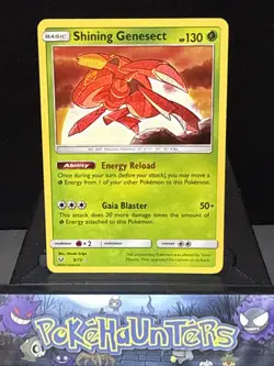 Pokemon Card Shining Genesect 9/73 Shining Legends Shiny Holo Rare Near Mint 1 - Image 1