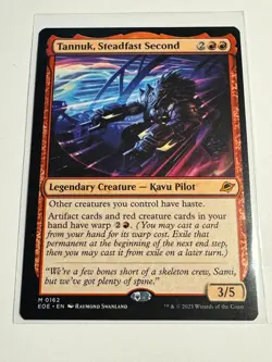Tannuk, Steadfast Second - Regular NM Edge of Eternities Mythic MTG - Image 1