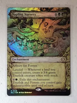 MTG Sapling Nursery (Showcase Foil) R 0328 Lorwyn Eclipsed - Image 1