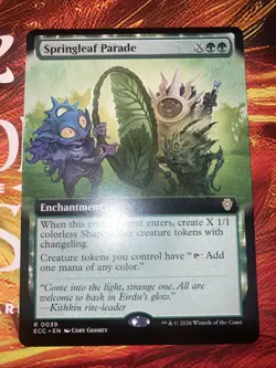 Springleaf Parade (Extended Art) Commander: Lorwyn Eclipsed Regular - Image 1
