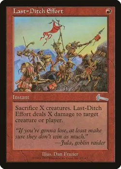 Last-Ditch Effort Urza's Legacy LP MTG - Image 1