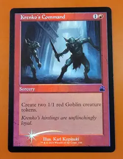 1x Krenko's Command | FOIL Retro | Ravnica Remastered | MTG Magic Cards - Image 1
