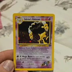 Pokemon Sabrina's Alakazam Gym Challenge Holo Rare 16/132 Wizards English TCG - Image 1