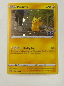 Pikachu - 027/078 (Cosmos Holo) PROMO GO - Pokemon - Image 1