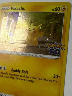 Pikachu - 027/078 (Cosmos Holo) PROMO GO - Pokemon - Image 2