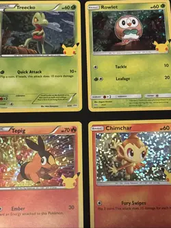 Pokemon TCG: SWSH 4 Card Celebrations 25th Anniversary McDonald’s Starter Promos - Image 1