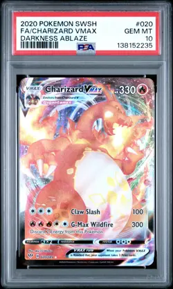 Pokemon Darkness Ablaze Charizard VMAX PSA 10 Gem Mint 20/189 - Image 3