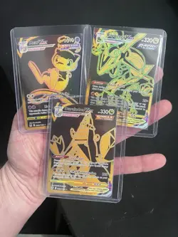 Pokemon Card Collection Lot Full Arts LOT VMAX RAYQUAZA MEW MINT - Image 1