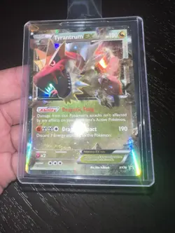 Pokemon TCG - Tyrantrum EX XY Black Star Promos Holo Ultra Rare Card XY70 - Image 1