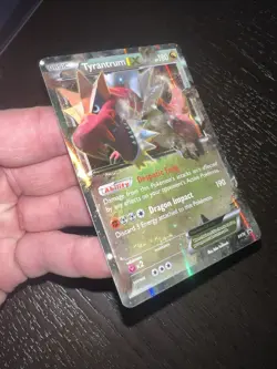 Pokemon TCG - Tyrantrum EX XY Black Star Promos Holo Ultra Rare Card XY70 - Image 3