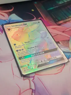 Pokemon Umbreon GX Secret Rare Full Art Holo 154/149 SM [Near Mint] - Image 2