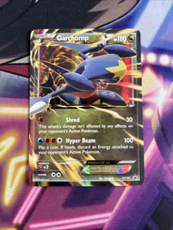 GARCHOMP EX - XY167 [XY Promos] Pokemon TCG - BLACK STAR ULTRA RARE PROMO - MP - Image 1