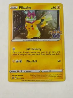 Pikachu - SWSH234 Black Star Promo Holo GO - Pokemon - Image 1