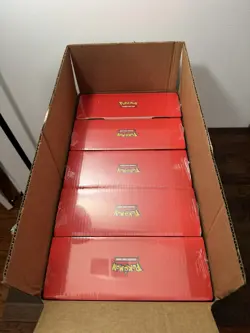 5x POKEMON PRISMATIC EVOLUTIONS ETB TRAINER BOX & POKEBALL SAMS CLUB BUNDLE - Image 4
