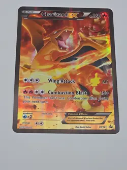Charizard EX XY121 Holo Rare JUMBO Black Star Promo Vintage Pokemon Cards TCG NM - Image 4