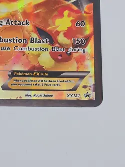 Charizard EX XY121 Holo Rare JUMBO Black Star Promo Vintage Pokemon Cards TCG NM - Image 5