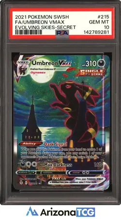 Pokemon 2021 Umbreon VMAX 215/203 Alt Art Evolving Skies GEM MINT PSA 10 - Image 1