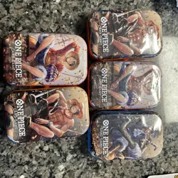 One Piece Tin Pack Set Vol 2 | TS-02 OP-13 Factory Sealed - 5 Tins - Image 1