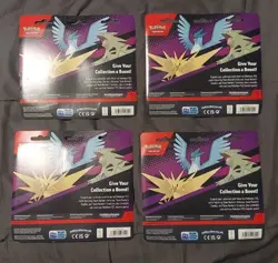 Pokemon TCG Lot Of (4), Team Rocket, Articuno, Zapdos, Tyranitar, Blister 2 Pack - Image 2