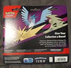 Pokemon TCG Lot Of (4), Team Rocket, Articuno, Zapdos, Tyranitar, Blister 2 Pack - Image 4