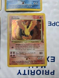 Moltres Zapdos Articuno Holo Lot Pokemon TCG WOTC Base Set 3 Fossil Lot Of 4 - Image 2
