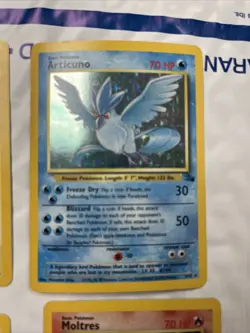 Moltres Zapdos Articuno Holo Lot Pokemon TCG WOTC Base Set 3 Fossil Lot Of 4 - Image 3