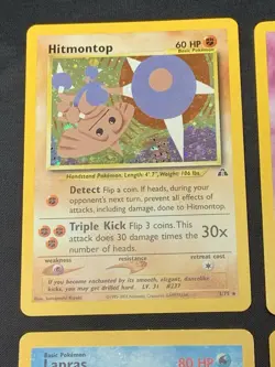 Vintage Holo Rare Pokemon Cards WOTC Era Base Set, Fossil, Jungle MP/HP Mewtwo - Image 2