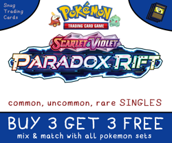 Paradox Rift Single Cards - Pokemon -BUY 3 GET 3- MINT - Image 1