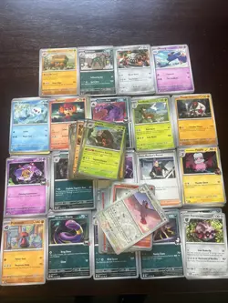 1000 Card Pokemon Bulk Lot Common/Uncommon Holos Reversed Holo All mint/unplayed - Image 1