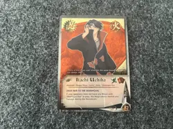 Naruto CCG Itachi Uchiha Super Rare 1st Ed LP - Image 1