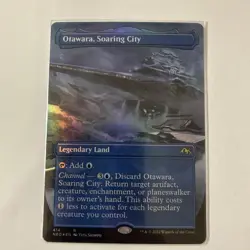 Otawara, Soaring City (Borderless) Kamigawa: Neon Dynasty Foil NM - Image 1
