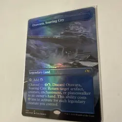 Otawara, Soaring City (Borderless) Kamigawa: Neon Dynasty Foil NM - Image 2