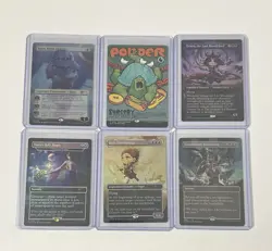 Magic The Gathering - Secret Lair 6 Card Lot M/NM Mainly Foil - Image 1