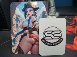 1/1 Only 1 Made Jinx Arcane Legends Pirate Girl Custom Waifu 2026 Card 5x3.5 - Image 4