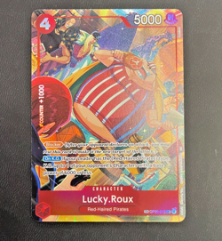 2025 One Piece Card Game: A Fist of Divine Speed OP11 TR Lucky Roux #OP09-015 - Image 1