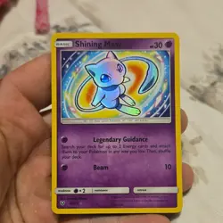 Pokemon Shining Mew Shining Legends Holo Rare Card 40/73 30 HP English TCG - Image 1