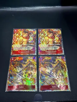 ONE PIECE TCG | ACE & SABO IB-05 Promo Cards | Illustration Box OP13 PRBO2 - Image 1
