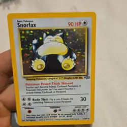Pokemon TCG Snorlax Jungle 11/64 Holo Rare Unlimited 90 HP English Card - Image 1
