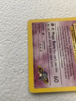 Sabrina's Alakazam 16/132 Gym Challenge Holo Light Played Pokemon Card - Image 4