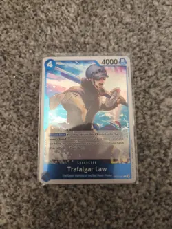 OP07-047 Trafalgar Law : Rare Foil English One Piece TCG Card : OP07: 500 Years - Image 1
