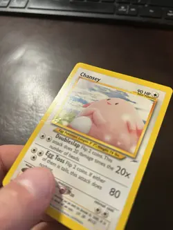 Chansey 31/105 Neo Destiny Non-Holo Pokemon Card - Image 3