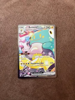 Pokemon TCG Iono's Bellibolt EX Holo Card Sv09: Journey Together 183/159 - Image 1