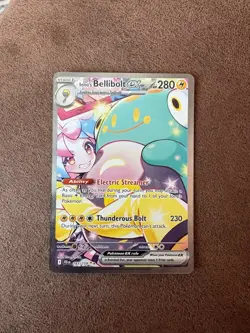 Pokemon TCG Iono's Bellibolt EX Holo Card Sv09: Journey Together 183/159 - Image 2