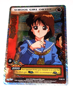 Yu Yu Hakusho TCG CCG School Girl Outfit S139/176 Ghost Files Card - Image 2