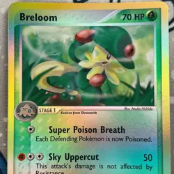 Breloom 33/100 Reverse Holo EX Sandstorm Pokemon Card Vintage 2003 NM - Image 2