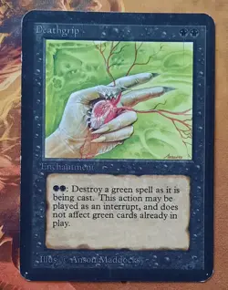 Mtg Alpha Deathgrip - Image 1