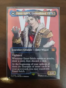 MTG Final Fantasy English Emet-Selch, Unsundered Borderless 0394 Non-Foil - Image 1