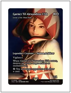 1x Garnet Til Alexandros 17th - Loran of the Third, Final Fantasy, Magic MTG NM - Image 1