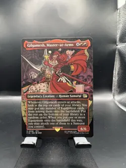 Gilgamesh, Master-at-Arms (Borderless) R 0338 Final Fantasy Mtg Near Mint - Image 1