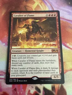 Cavalier of Flame Core Set 2020 M20 NM MTG English - Image 1